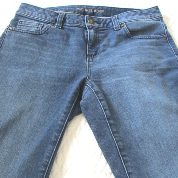 Michael Kors Izzy Skinny Raw Hem Jeans - Picture 4 of 6